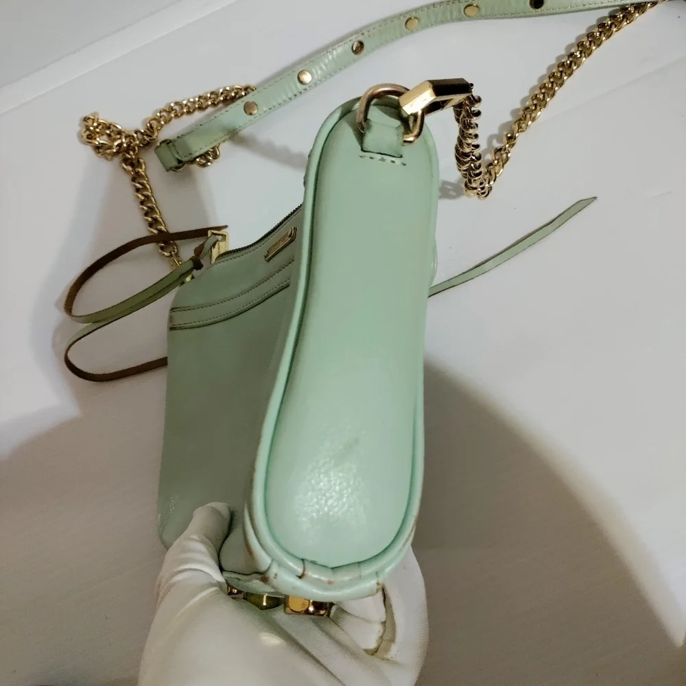 Rebecca minkoff mini mac in mint